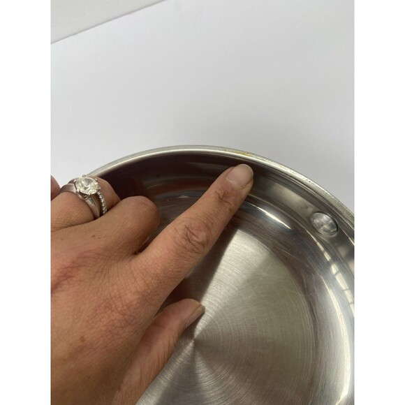 Wolfgang Puck 8" Omelet Skillet Frying Pan Stainless Steel Bistro Elite Collect - Picture 8 of 16